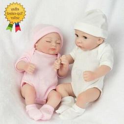 Twins Boy+girl Full Body Vinyl Silicone Newborn