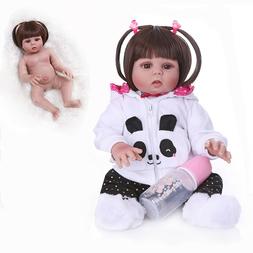 Full Body Silicone Vinyl Newborn Babies Toy Girl Doll Gift