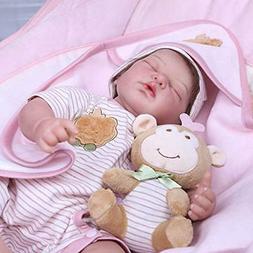 20 Inch 50cm Real Life Reborn Baby Girl Doll Sleeping Soft S