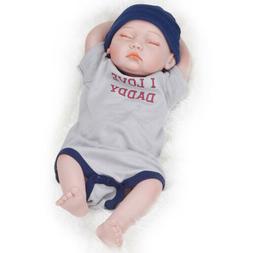 21in Reborn Baby Lifelike Newborn Sleeping Boy Doll Handmade