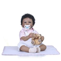 Silicone Life Like Real India Black Toddler Handmade Bebe