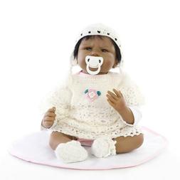 Black Realistic Cute Lifelike Real Doll Toddler Bebe Dolls