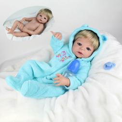 Full Body Vinyl Silicone  Boy Doll Realistic Newborn Gifts