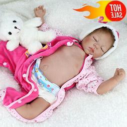 Handmade Lifelike Newborn Silicone Vinyl Belly Boy Doll