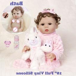 Vinyl Silicone Girl Lifelike Newborn Birth Gift Toddler