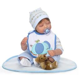 22" Silicon Vinyl Reborn Boy Doll That Look Real Sleeping To