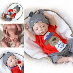 23" Waterproof Full Body Silicone Reborn Baby Doll Realistic