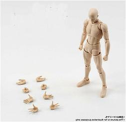 5.1" Figures Jointed Doll Painting Artist Drawing Sketch Man