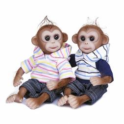 Realistic Soft Silicone Vinyl Monkey Doll