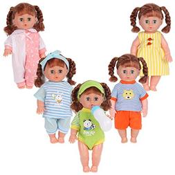 Set of 5 for 11-12-13-14 Inch Newborn Reborn Alive Doll Baby