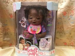 Baby Alive African American 16in. Girl Doll Soft Face Mouth 