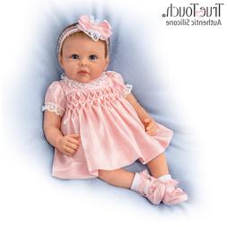 Ashton Drake All Dolled Up Olivia Lifelike Silicone Baby Dol