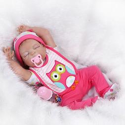 18" Full Body Reborn Doll Baby Girl Soft Silicone Sleeping N