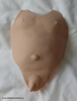 anatomically correct tummy plate Male 19" - 22" doll kit. *P