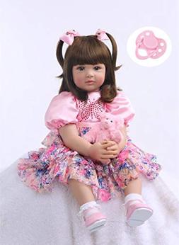 AnneDoll 24" Silicone Reborn Baby Doll Toys 60cm Princess To