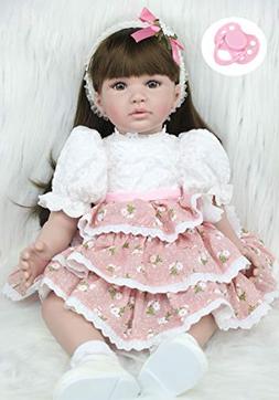 Lifelike 60cm Princess Newborn Baby Girl Bedtime Toy Lovely 