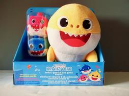 Baby Shark Song Doll + Mommy Daddy Cube 3 Pack Sound Ensembl