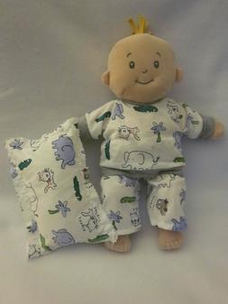 Baby Stella doll clothes/15 inch/handmade pjs/pillow