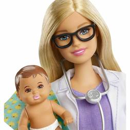 Barbie Baby Doctor Doll With Baby Doll & Accessories Career 