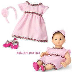 American Girl Bitty Baby Twin NEW Rosebud Fancy dress outfit