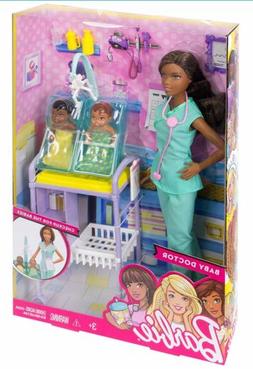 Barbie Careers Baby Doctor African American Doll Playset