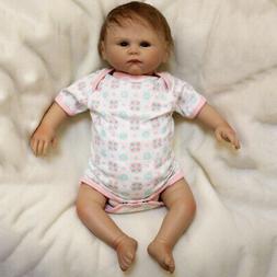 Cute Baby Girl Doll Printing Jumpsuit Pink for 20inch Reborn
