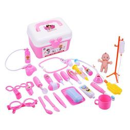 Doctor Set Baby Pretend Play Suitcases Medical kit Medicine 