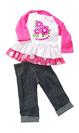Madame Alexander Dollie & Me: Flowers T-Shirt Outfit Dress