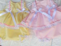 DREAM SALE LAST ONE 6-12 LEMON BABY SUMMER TOP AND KNICKERS 