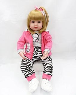 With Blonde Hair Miranda, 24 Inch Life Size Reborn Toddler D
