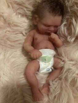 full body silicone baby girl sleeping 10 Inches