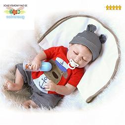 Handmade Reborn Baby Doll Boy Real Life Full Silicone 22" Re