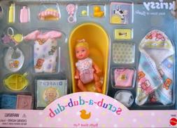 Barbie KRISSY Scrub-A-Dub-Dub Bath Time Fun Doll Set 