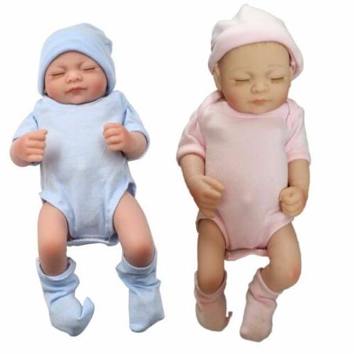 Full Body Silicone Handmade Sleeping Boy Girl Doll Gift