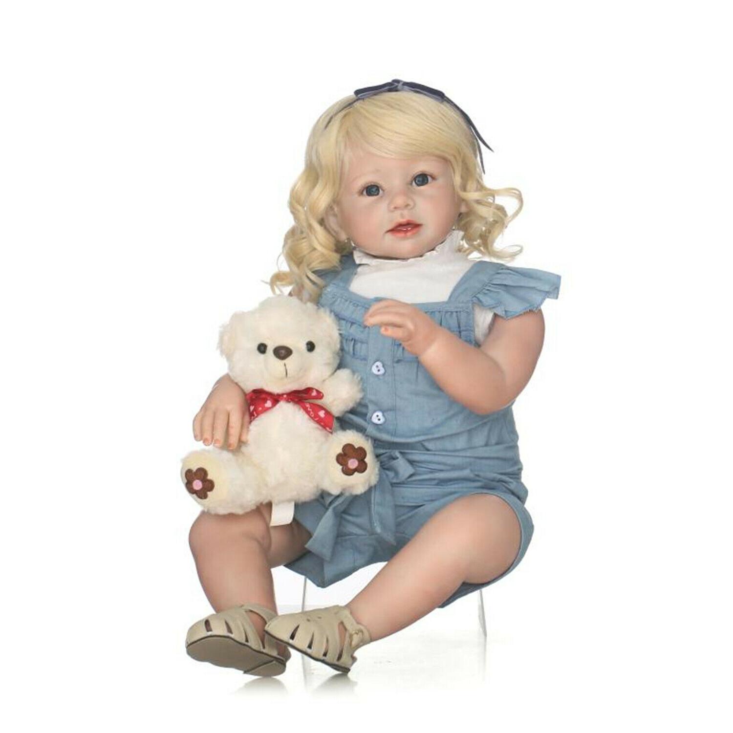 Girls 28'' Baby Girl Lifelike Reborn Baby Dolls