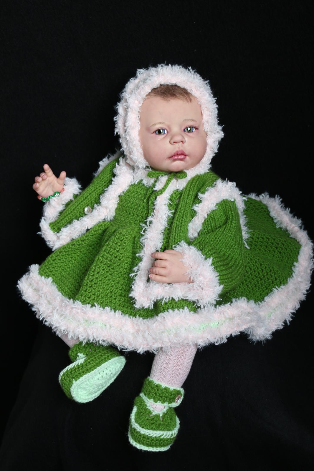 Reborn toddler baby  Olivia  By Ann Timmerman.Authentic set.