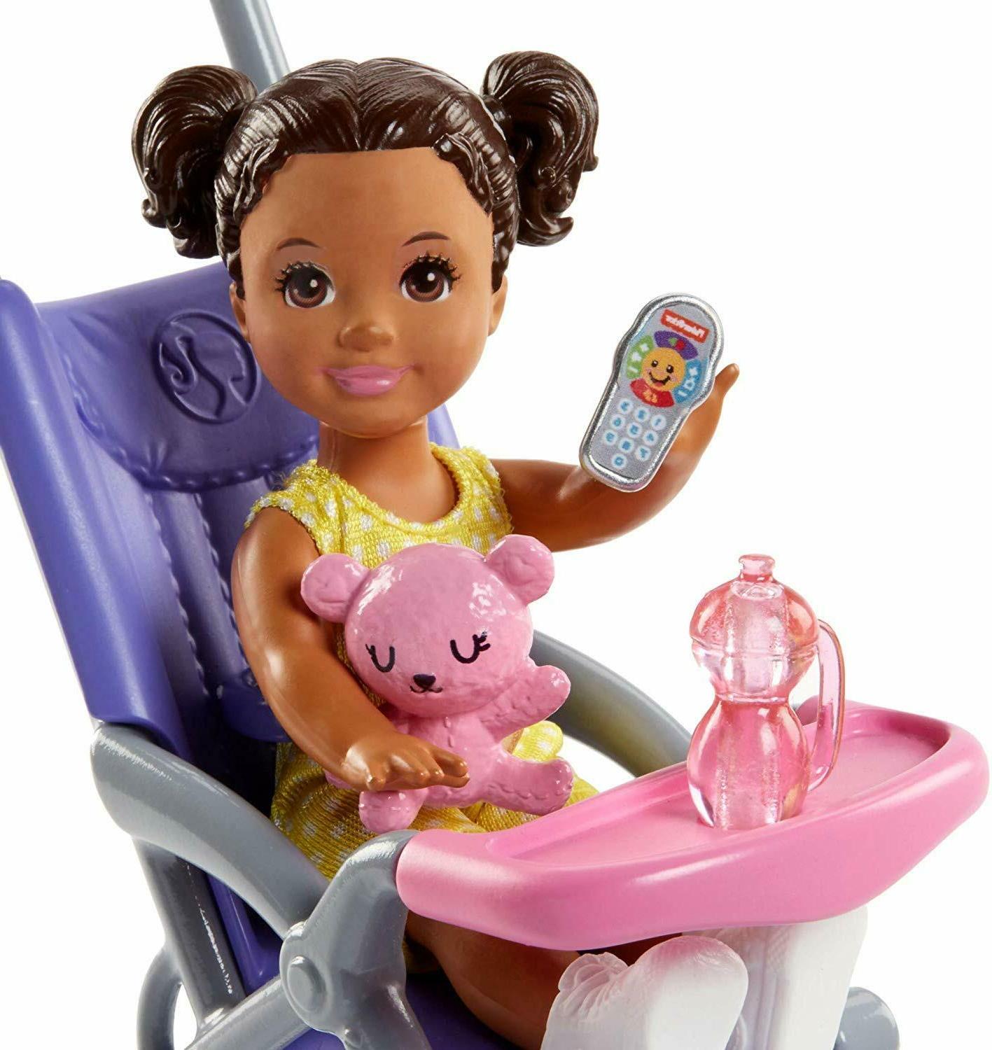 skipper barbie with stroller