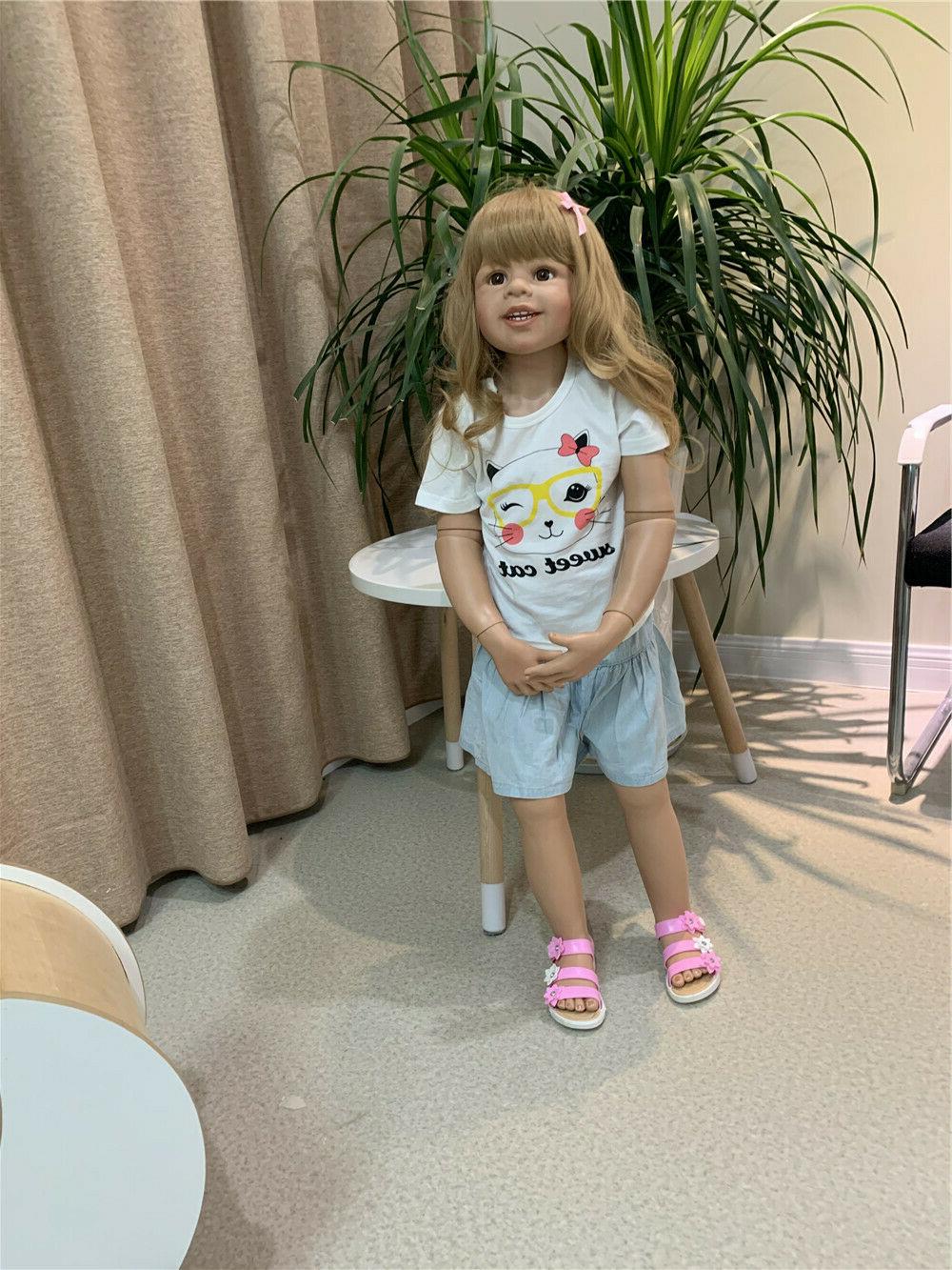 39" Masterpiece Dols Blonde Hair Doll 3years Old