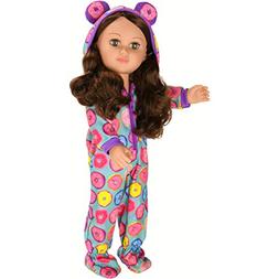 My Life As 18" Poseable Sleepover Host Girl Doll, Brunette H