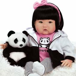 Lifelike Realistic Asian Newborn Weighted Baby Girls Doll "B