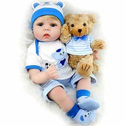 Aori Lifelike Realistic Reborn Baby Boy Doll 22 Inch Handmad