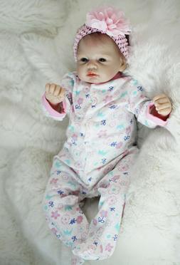 22" Soft Vinyl Silicone Reborn Baby Dolls Children Gifts