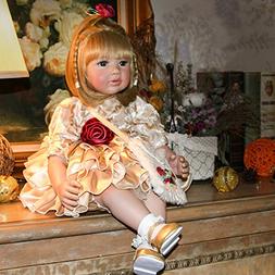 PURSUEBABY Beautiful Lifelike Reborn Toddler Princess Girl D