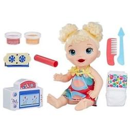 NEW Baby Alive Snackin' Treats Baby Doll - Blonde Curly Hair