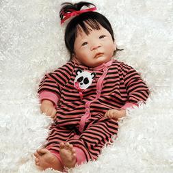 Newborn Weighted Baby Doll Asian Girl Realistic Lifelike Han