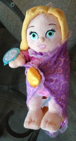Disney Park Baby Rapunzel in a Blanket Plush Doll NEW 