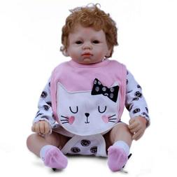 Reborn Baby Doll 22 Inch Handmade Realistic with Soft Body f