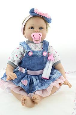 Reborn Baby Doll Girl Soft Silicone Vinyl Reborn Doll Realis