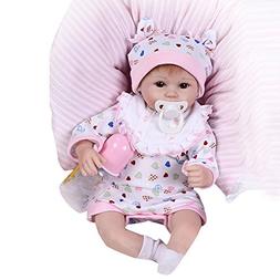 42cm Full Body Girl Doll With Clothes And Nozzle For Toddler