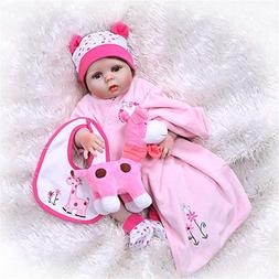 Real Baby Doll  22 Inch Weighted Cute Lifelike Silicone Doll